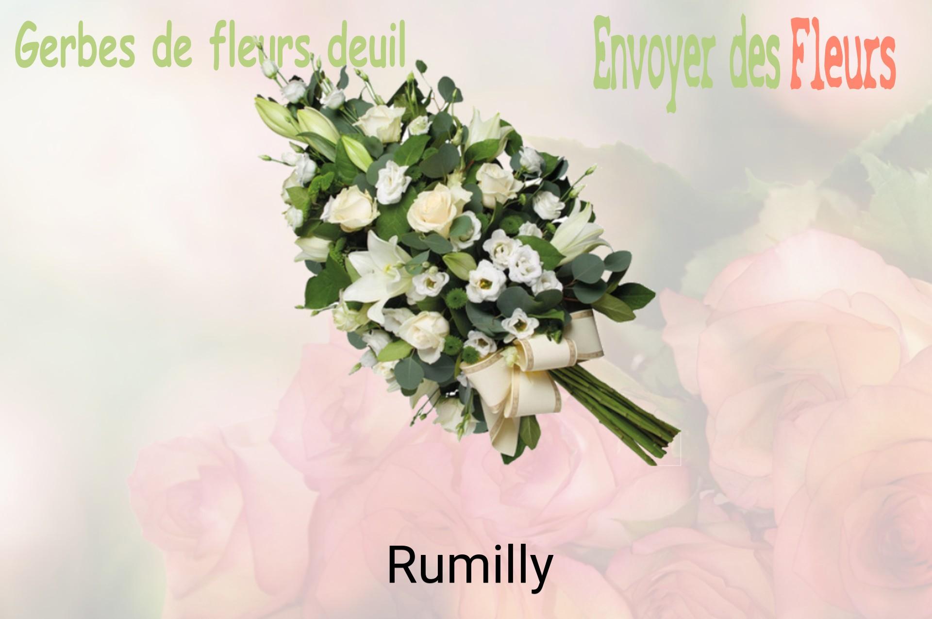 Gerbe de fleurs de deuil livrée à Rumilly